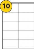 EL10 - A4 Labels - 10 Labels Per Sheet