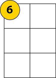 EL6 - A4 Labels - 6 Labels Per Sheet