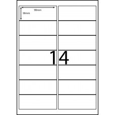 LL14 - A4 Labels - 14 Labels Per Sheet