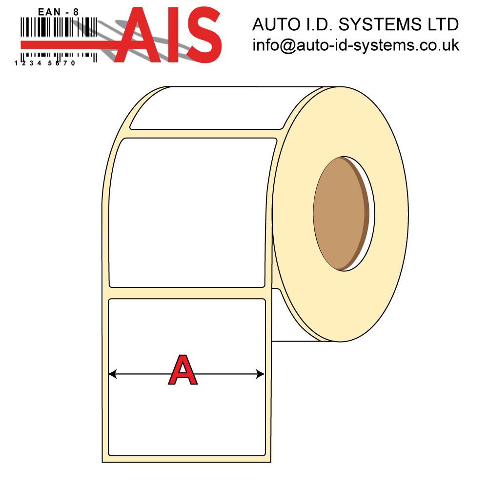 Direct Transfer Labels - 45x45mm - White