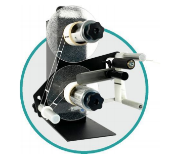 TWIN-MATRIX - 6 - DELUXE-STATION Complete off-line station, including TWIN-MATRIX- 6- INCH, Unwinder UCAT-1-CHUCK, Alignment-Plate. Max Label Width 170mm