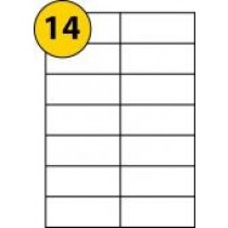 EL14 - A4 Labels - 14 Labels Per Sheet