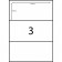 EL3 - A4 Labels - 3 Labels Per Sheet