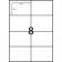 EL8 - A4 Labels - 8 Labels Per Sheet